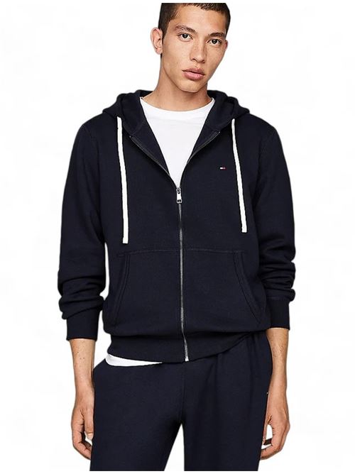 essential fleece zip through Tommy Hilfiger | MW0MW37234DW5.DW5